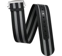 BBZ Nylon Watch Straps Premium Ballistic Multicolor Replacement Watch Bands with Silver Steel Buckle Compatibile con Men Women 20mm 22mm