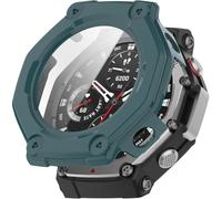 BBZ PC + Screen Tempered Film,Anti-Scratch All-Inclusive Watch Custodia Compatibile con Amazfit T-Rex3