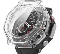 BBZ PC + Screen Tempered Film,Anti-Scratch All-Inclusive Watch Custodia Compatibile con Amazfit T-Rex3