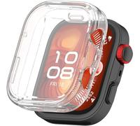BBZ per fit 4 Custodia,Screen Protector Film TPU Plated Protective Case Cover Armor Shell Compatibile con Huawei Watch Fit4