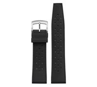BBZ Rubber Watch Straps (Rally FKM), Replacement Bands for Men, Compatibile con Swatch X Blancpain Watches, Stainless Steel Buckle, Choice of Width 22mm