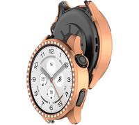 BBZ Single-row drilling and hollow-out PC + metal watch Custodia Compatibile con Xiaom Watch 5