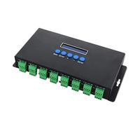 BC-216 Controller Artnet LED a 16 canali DC5V-24V Artnet a SPI/DMX pixel light LED controller + uscita a due porte (2*512 canali)