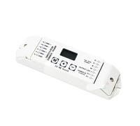 BC-844 CCT /RGB /RGBW/monocromatico Controller for strisce luminose a LED Interruttore a 4 canali dimmer 12V-24V DMX512 Decoder RDM Schermo OLED