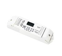 BC-844 DIM /CCT /RGB /RGBW Controller for strisce luminose a LED Interruttore a 4 canali dimmer Striscia luminosa 12V-24V DMX512 Decoder RDM Schermo OLED