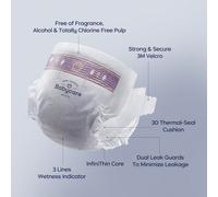 BC Babycare Pannolini Mutandina, Ultra assorbente, Pacco Scorta, 68 Pz 1. Dalla produzione all'apertura della confezione, sei la prima persona a toccarloOgni pannolino Babycare viene realizzato dalla