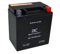 BC BATTERY Batteria Avviamento Moto al GEL 12V 10Ah BCB10L-B-GEL Moto&Scooter, esente da manutenzione sigillata precaricata simile a YB10L-B/A2