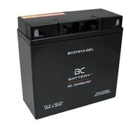 BC BATTERY Batteria Avviamento Moto al GEL 12V 22Ah BC51913-GEL Moto&Scooter, esente da manutenzione sigillata precaricata simile a 51913