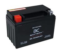 BC BATTERY Batteria Avviamento Moto al GEL 12V 8Ah BCTX9-GEL Moto&Scooter, esente da manutenzione sigillata precaricata simile a YTX9-BS