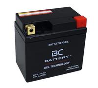 BC BATTERY Batteria Moto al GEL 12V 6Ah BCTZ7S-GEL moto&scooter, esente da manutenzione sigillata precaricata simile a YTZ7S