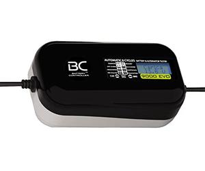 BC Battery Controller BC 9000 EVO, Caricabatteria e Mantenitore Digitale/LCD, Tester di Batteria e Alternatore per tutte le batterie Auto, Moto, Camper, RV ed Imbarcazioni 12V Piombo-Acido, 9A/1A