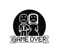 BC CORONA Adesivo Game Over