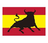 Bc Corona Adesivo Toro Bandera Spagna
