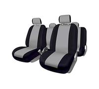 Bc Corona FUK10410 Sevilla - Set Completo di Coprisedili per Auto, Universale, Nero/Grigio