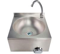 Bc-elec ASS02 - Lavello a mano in acciaio inox, con controllo al ginocchio, per il controllo femminile