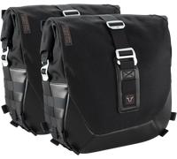 Sistema di borsa laterale SW-Motech Legend Gear LC Black Edition - Moto Guzzi V7 III (16-)., nero