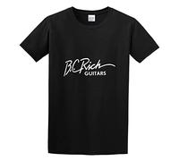 BC Rich Guitars Logo Rock Band Music Cute EU Size Prom Camping Pullover Top T-Shirt Black M