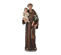 BC, statua cattolica di Sant’Antonio, figura benedetta, regalo religioso per papà, decorazione per la casa ispiratrice, scultura rinascimentale fatta a mano da Buildclassic, alta 15,2 cm