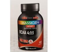 BCAA 4:1:1 MASSA MUSCOLARE AMINOACIDI MASSIGEN SPORT