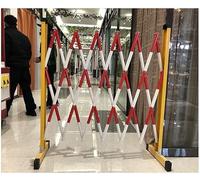 Bcade portatile retrattile pieghevole - giallo e nero Road Ber per costruire cassaforte, il controllo del traffico, cancello carrabile, 1.2x1.5m & 1.2x2m Opts