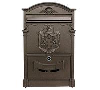 cassetta postale mod regia posta in alluminio cm 26x9x41h portalettere buca