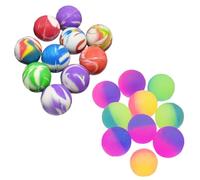 BCBF 20 Pezzi Palline Rimbalzanti per Bambini, Palla Rimbalzante per Bambini,Palla Rimbalzante,Mini Palline Rimbalzanti Neon,per Feste Premi Regali