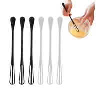 BCBF 6 PCS Frusta da Cucina plastica Mini Frusta da Cucina Frusta da Cucina Miscelatore Classico Manuale per Uova Utensile da Cucina Miscelatore Uniforme