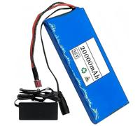 BCBKD 36V 20Ah 10S1P Batterie Per Biciclette Elettriche BMS Integrato Batteria Ricaricabile Agli Ioni Di Litio Adatto Per Monopattini Elettrici E Bici Elettriche Senza Pedali 36V 20Ah,T