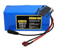 BCBKD Batteria Per Bici Elettrica 60V 30Ah Con Protezione BMS Integrata Pacco Batteria Per Bicicletta Elettrica Ideale Per Motori Di Scooter Elettriche Da 50W 200W 500W 700W 1000W,T