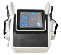 BCBKD Macchina Dimagrante Magnetica EMS,Macchina per Scolpire Il Corpo con Controlloindipendente 4Maniglie, Intensità Ed Energia Regolabili 100%,Non Invasivo,Nessunrimbalzo