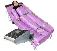 BCBKD Massaggiatore Pneumatico, Massaggiatore per Tutto Il Corpo, Massaggio Pressoterapia Circolazione del Drenaggio Linfatico E Rilassamento Muscolare, Sollievo dal Dolore,Rosa