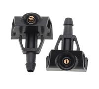 BCBSYCJP Ugello Lavavetri per Auto per Nissan Juke F15 2015 2016 2017 2018 Ugello Doppio Foro Nero 2 Piezas