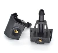 BCBSYCJP Ugello Lavavetri per Auto per Nissan Tiida 2005-2010 X-Trail 2008-2021 Ugello Doppio Foro Nero 2 Piezas