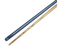 BCE Er-60, 2 Stecche Biliardo, 145 cm con Punta da 9,5 mm Unisex, Cucchiaio Nero/Albero in Legno Naturale, 57" (145cm)