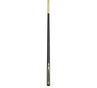 BCE Ff200-Stecca da Biliardo, FF200 2 Pezzi Caso Snooker Cue Unisex, Cucchiaio Nero/Albero in Legno Naturale, 57" (145cm)