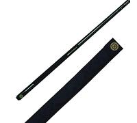 BCE Jw-10am, Mark Selby Biliardo, 2 Pezzi, con Custodia Classica, 145 cm con Stecca da 9,5 mm Unisex, Testa Nera/Albero in Legno Naturale, 57" (145cm)