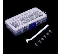Bceer Mini Stampo per Accessori Ortodontici Stampo Ortodontico Starter Kit per Stampi A Iniezione Tubi Lingual Retainer Set di Bottoni