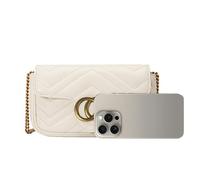Bcenoilua Donna Crossbody Camera Cerimonia Clutches Moda, PU Pelle con Borsa a Tracolla Elegante Catena a Cinghie Perfette per il Ballo di Fine Anno, Feste o Matrimoni Viaggio