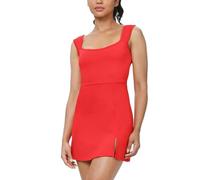 Bcenoilua Vestito Donna Sexy Senza Maniche Mini Abito Bodycon con Spacco Casual Vestito Corto Scollo V Maniche Vestiti Eleganti a Party Cocktail Party Spiaggia Clubwear Slim Fit Abito Estivo