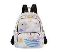 BCFHRGT Cute Cartoon White Sheep and Mermaid 14 Inch M Size casual daypack zaino per ragazze zaino borsa per pannolini per affari