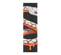 BCFHRGT Drip-Style White Snake Skateboard Grip Tape Foglio Anti-strappo Scooter Griptape 33×9 pollici accessori per patinetas