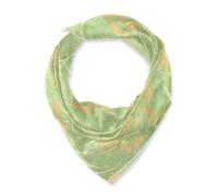 BCFHRGT Fiore William Morris Art Green sciarpa di seta quadrata Sciarpa testa calda per le donne per Viaggio bufanda elegante para mujer