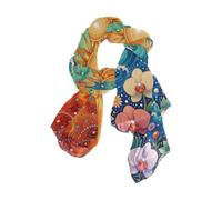 BCFHRGT Sun Flowers Sea Ocean sciarpa di seta 70 "x 35" sciarpe collo essenziali per le donne per regalo bufanda para mujer elegante