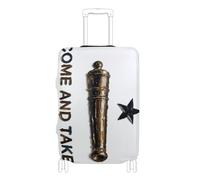 BCFHRGT Texas Flag Come and Take It - Copertura elastica per bagagli da viaggio, accessorio essenziale per bagagli da 45-81 cm, Bandiera del Texas Vieni e Prendilo, M 22-24 in, classico