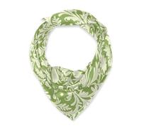 BCFHRGT William Morris Green Flower Bird sciarpa di seta quadrata Caldo pashmine per le donne per la sera bufandas para mujer elegantes