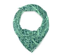 BCFHRGT William Morris Leaf Green sciarpa quadrata di seta elegantes sciarpe per le donne per la sera bufanda para mujer