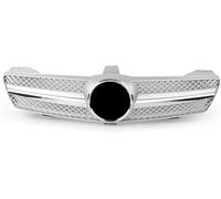 BCGFTSA Griglia Anteriore dell'auto per Mercedes CLS Class W219 CLS500 SLS600 CLS63 AMG 2004-2008 Auto Griglie Radiatore Centrale Paraurti Mascherine Griglia Anteriore Nido d'Ape,A/Silver