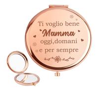 Bchjatk Regalo Mamma,Festa Della Mamma Idee Regalo,Regalo per Mamma,Regalo Festa Della Mamma,Idee Mamma Regalo,Idee Regali Mamma,Regalo Mamma Compleanno,Regalo Mamma Natale,Regalo,Specchio Portatile