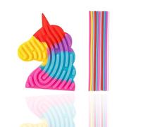 BCHKO 11 Accessori Sensoriali Activity Board, Giocattolo Sensoriale in Silicone Antistress, Doppio Lato per Autismo ADHD, per Bambini dai 3 Anni e Adulti