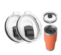BCHKO 2 Pack Coperchio a Prova di Perdite, Clip Magnetica, Robusto e Durevole, Compatibile con Yeti Tumbler (20oz, 10/24oz Tumbler, 10oz Low Ball)